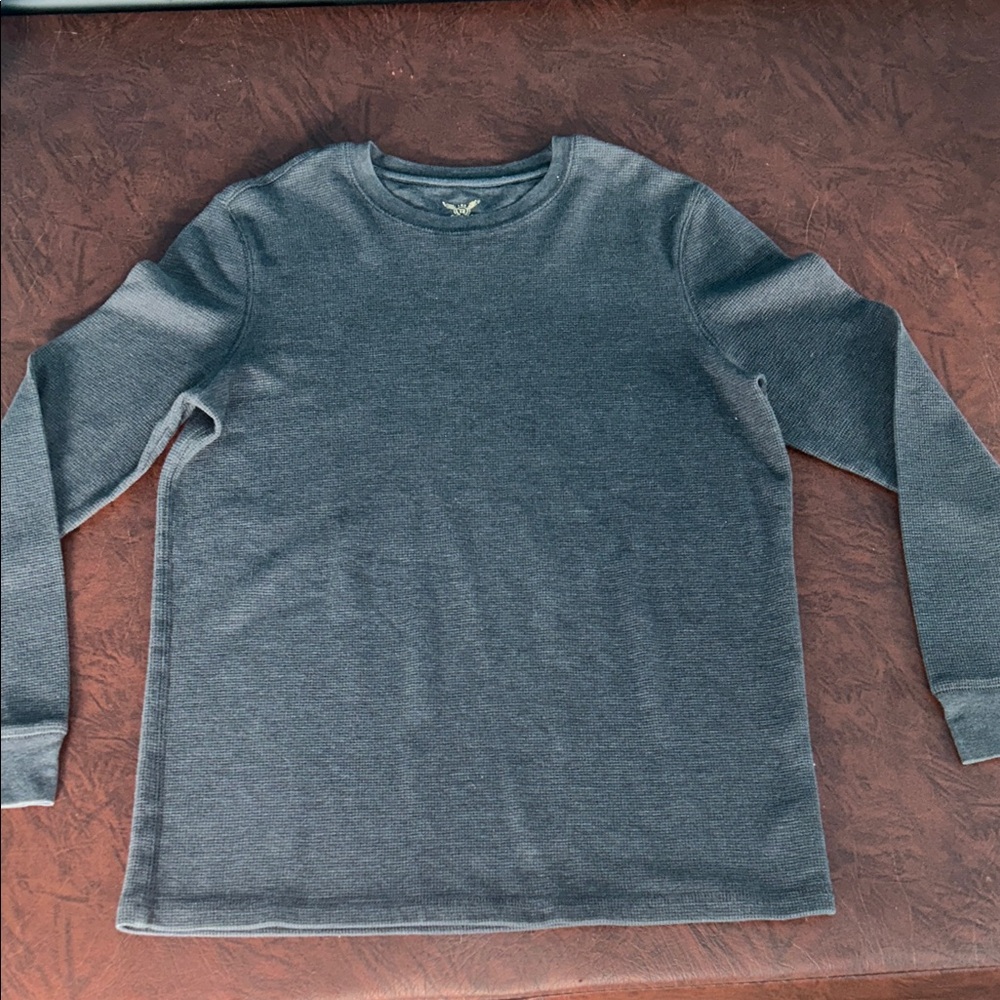 Faded Glory Men's Charcoal Long Sleeve Tee